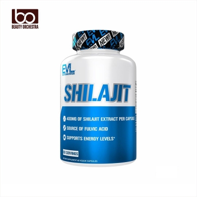 Picture of Evlution Nutrition Shilajit Energy Support 400mg Shilajit Extract Fulvic Acid Supplement Vegetarian Capsules for Workout Performance 60 Servings