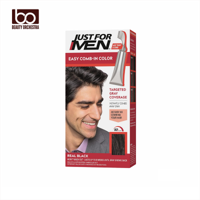 Picture of Just for Men Easy Comb-in Hair Color - Real Black