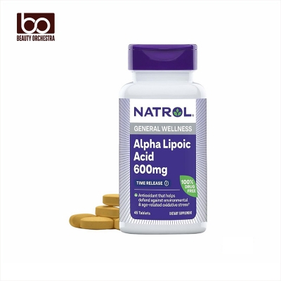 Picture of Natrol Alpha Lipoic Acid 600 mg Dietary Supplement for General Wellness 45 Tablets 45 Day Supply