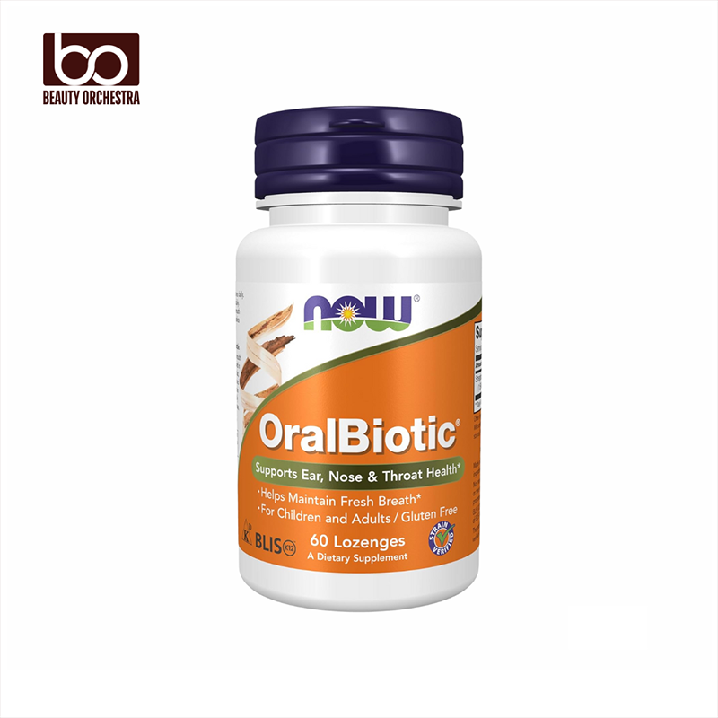 Picture of NOW OralBiotic Developed for Adults & Children Strain Verified 60 Lozenges