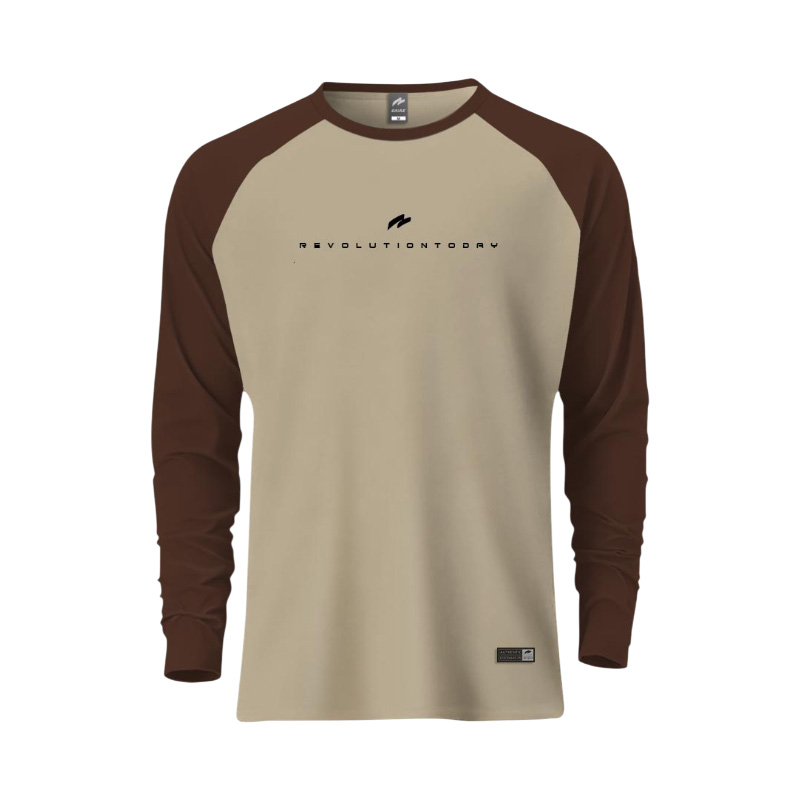 Picture of ZAIAX COFFEE CREAM FULL SLEEVE REGLAN TSHIRT – FLRGCFC
