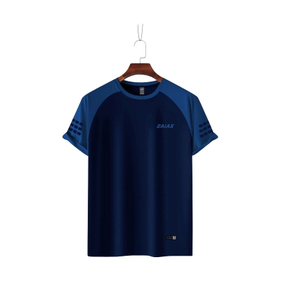 Picture of ZAiAX ELITE SPACE DYED BLACK TSHIRT - SELTB 