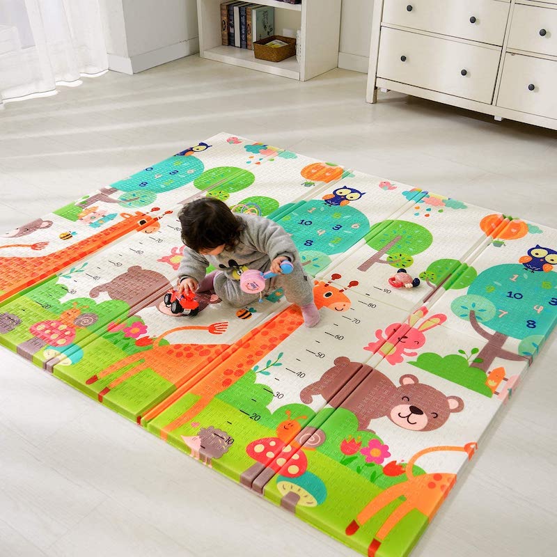 Picture of Baby Play Mat  (180-200 cm) | Soft Playmat for Baby's Crawling, Tummy Time | Thick Floor Mats for Children, Toddlers & Babies | Play Mats for Floor in Bedroom, Nursery & Playroom