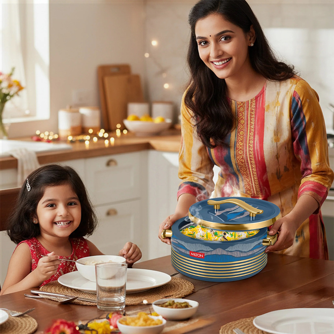 Picture of MILTON Insignia Hot Pot Casserole,Inside Steel,PU Insulated,Food Grade,BPA Free -2500Ml