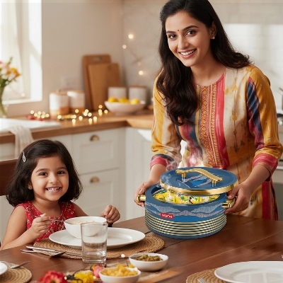 Picture of MILTON Insignia Hot Pot Casserole,Inside Steel,PU Insulated,Food Grade,BPA Free -2500Ml