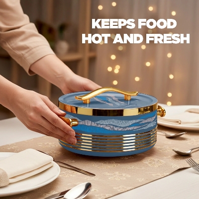 Picture of MILTON Insignia Hot Pot Casserole,Inside Steel,PU Insulated,Food Grade,BPA Free -2500Ml