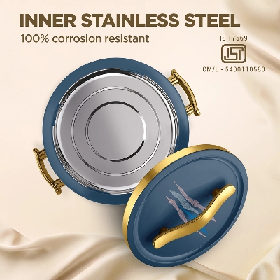 Picture of MILTON Insignia Hot Pot Casserole,Inside Steel,PU Insulated,Food Grade,BPA Free -2500Ml