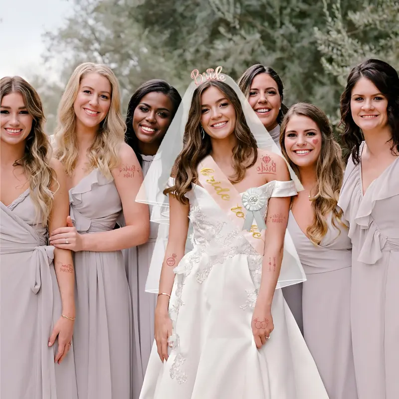 Bride To Be Badge Pin- Bride To Be Sash Badge Style Pin for Bridal Party Decor (Pack of 1 Pcs)