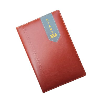 Picture of General Diary 2026 china pu leather with colour page (one date) for regular uses