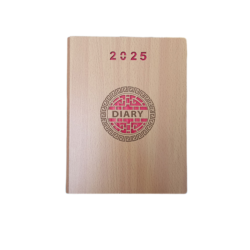 Picture of Wooden Cover Diary 2025 For Gifting (.One date)