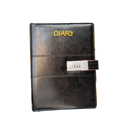 Picture of Security Lock Executive 6 Ring Diary 2026 with pen and changable Number Lock ( 2 Date)