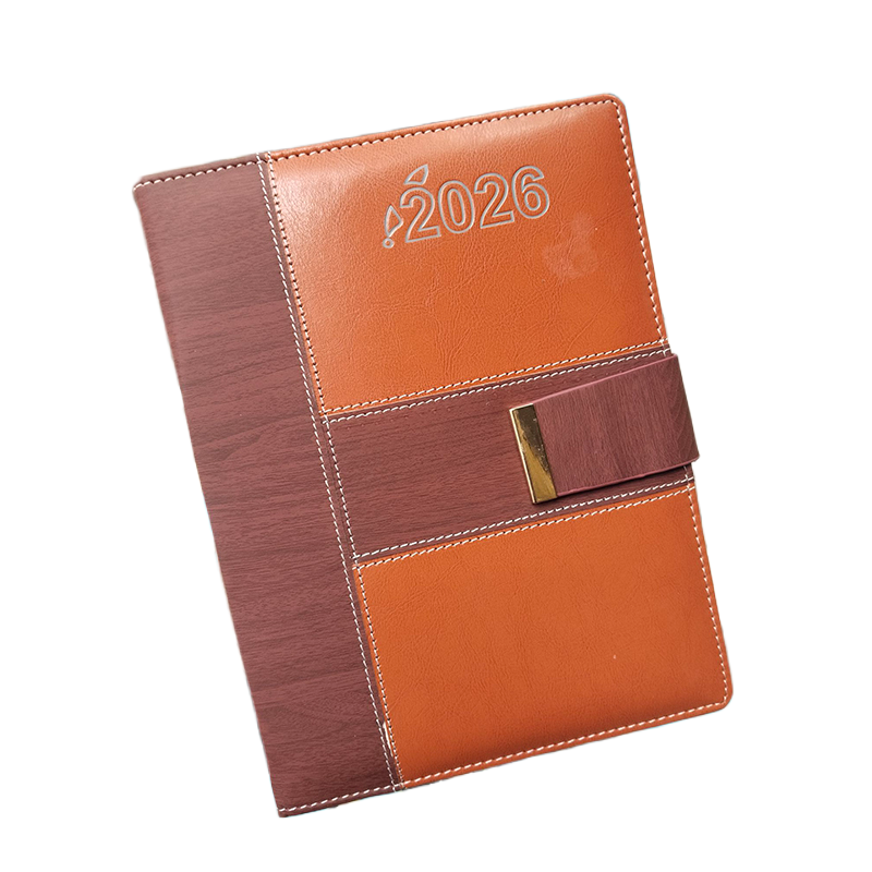 Picture of Executive Diary 2026 China pu leather 1 Date with magnetic belt and box cover