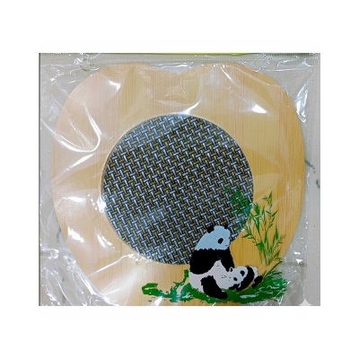 Picture of 2pcs Table(Apple Shape) Placemat Heat Insulation Hollow Pad Desk Pot Cup Mat Table Mat Decorations Kitchen Accessory