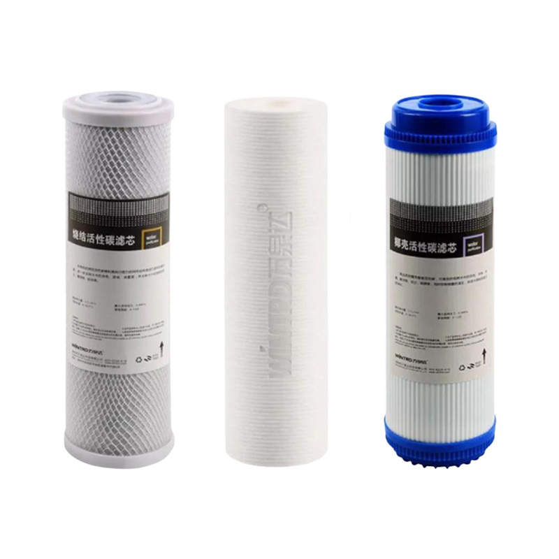 Picture of 3 in one( Sediment Filter PP ( 1 Micron )+Pcs CTO Net Carbon +1 Pcs UDF Box Carbon) RO mechine