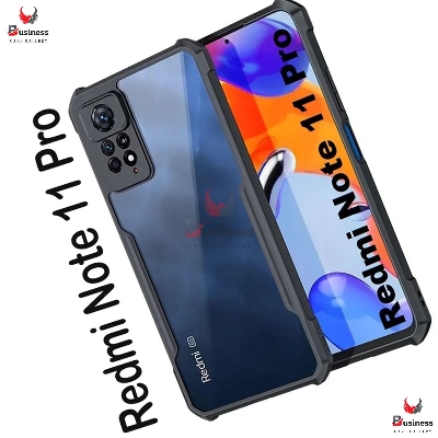 Picture of For Xiaomi Redmi Note 11 Pro 4G/5G Global Edge-Reinforced Shockproof Cushion Back Clear Hybrid Transparent Hard Cover Casing