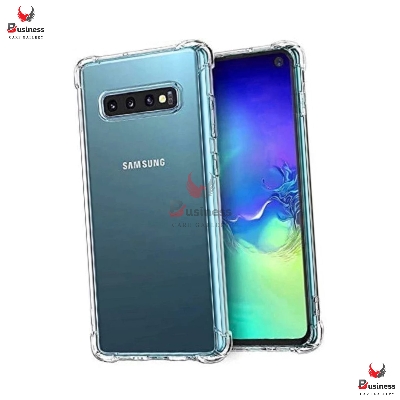 Picture of For Samsung Galaxy S10 Silicone Airbag cover Shockproof Transparent Protective Clear Back Cover TPU Case