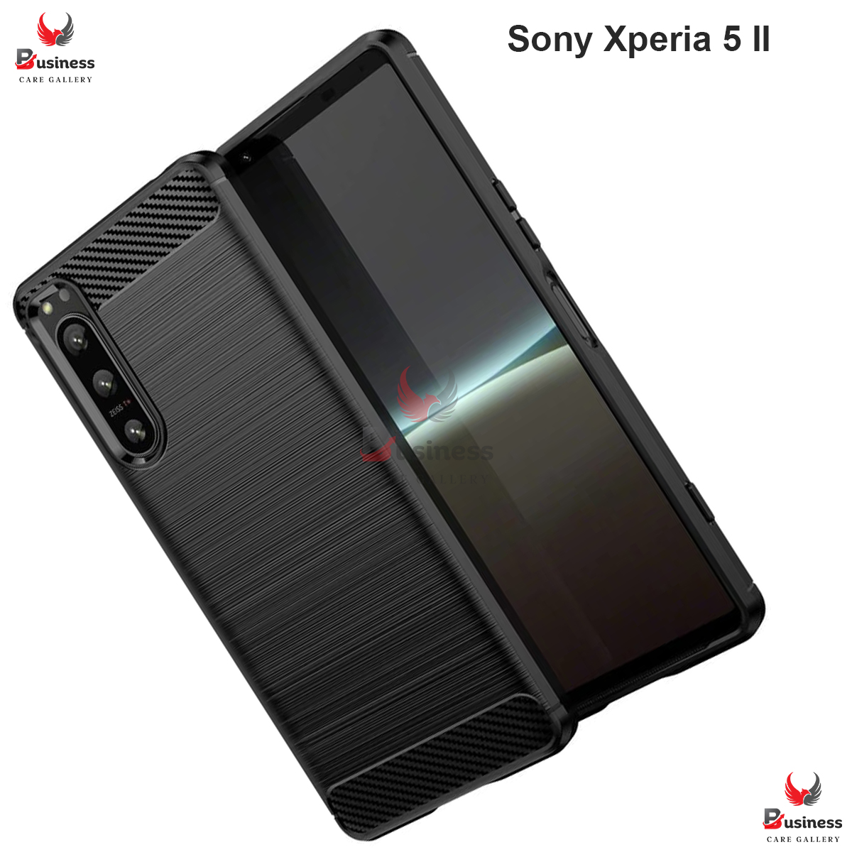 Picture of Sony Xperia 5 II ( Xperia 5 Mark II) Premium Silicone Case Crystal Clear Soft TPU Ultra-Thin Transparent Flexible Mobile Phone Back Cover