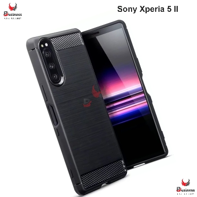 Picture of Sony Xperia 5 II ( Xperia 5 Mark II) Premium Silicone Case Crystal Clear Soft TPU Ultra-Thin Transparent Flexible Mobile Phone Back Cover