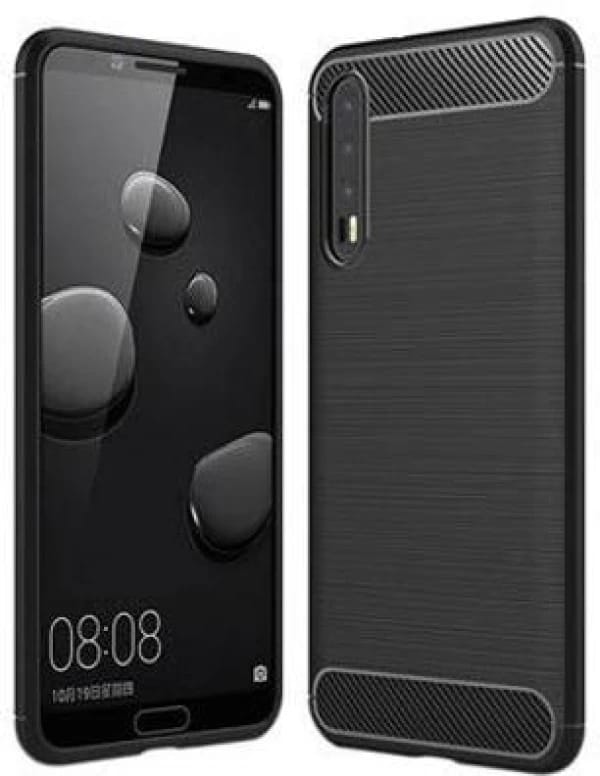 Picture of For For Huawei P20 Pro Silicone Back Cover With Carbon Fiber Texture (Back Case Cover For Smartph Silicone Back Cover With Carbon Fiber Texture (Back Case Cover For Smartphone) Silicone Back Cover With Carbon Fiber Texture (Back Case Cover For Smartphone)