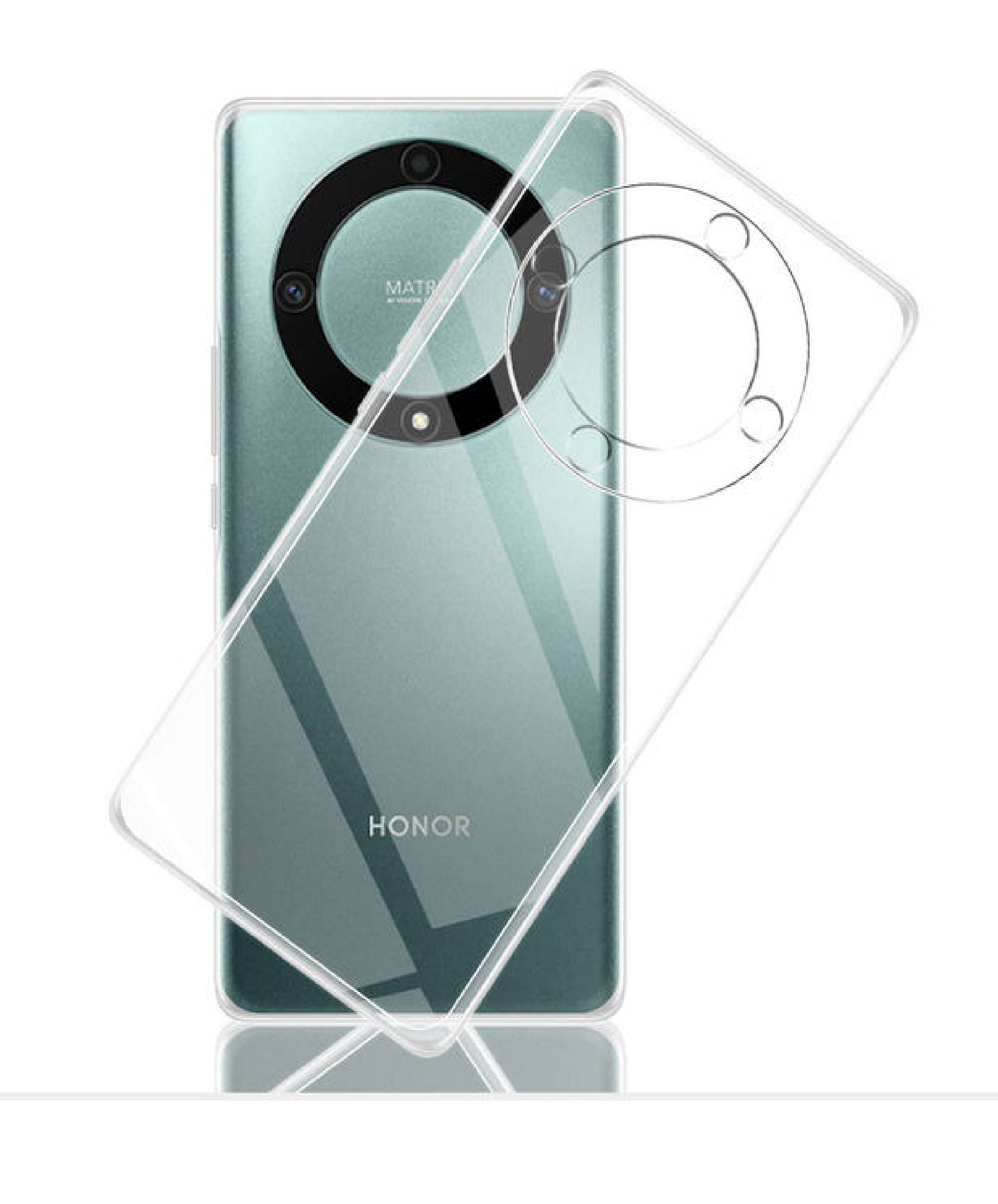 Picture of Honor X9B Ultra Slim Crystal Clear Transparent Soft TPU Case Cover