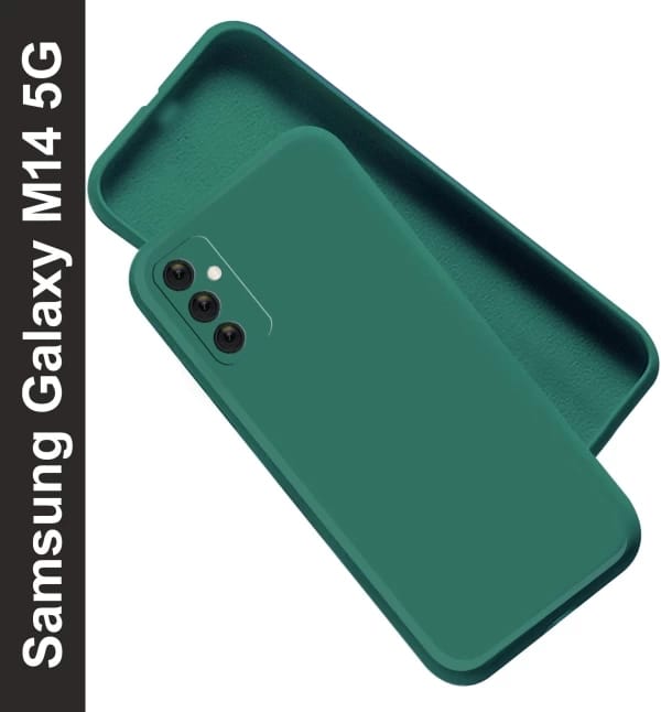 Picture of For Samsung Galaxy M14 Spigen Silicone Fit Designed Soft Gel Rubber Shockproof Back Case Phone Back Cover