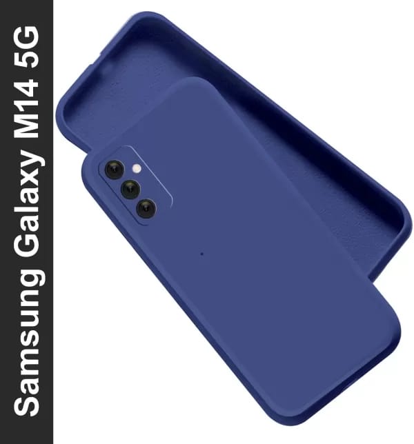 Picture of For Samsung Galaxy M14 Spigen Silicone Fit Designed Soft Gel Rubber Shockproof Back Case Phone Back Cover