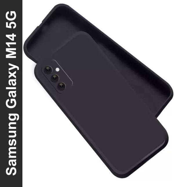 Picture of For Samsung Galaxy M14 Spigen Silicone Fit Designed Soft Gel Rubber Shockproof Back Case Phone Back Cover