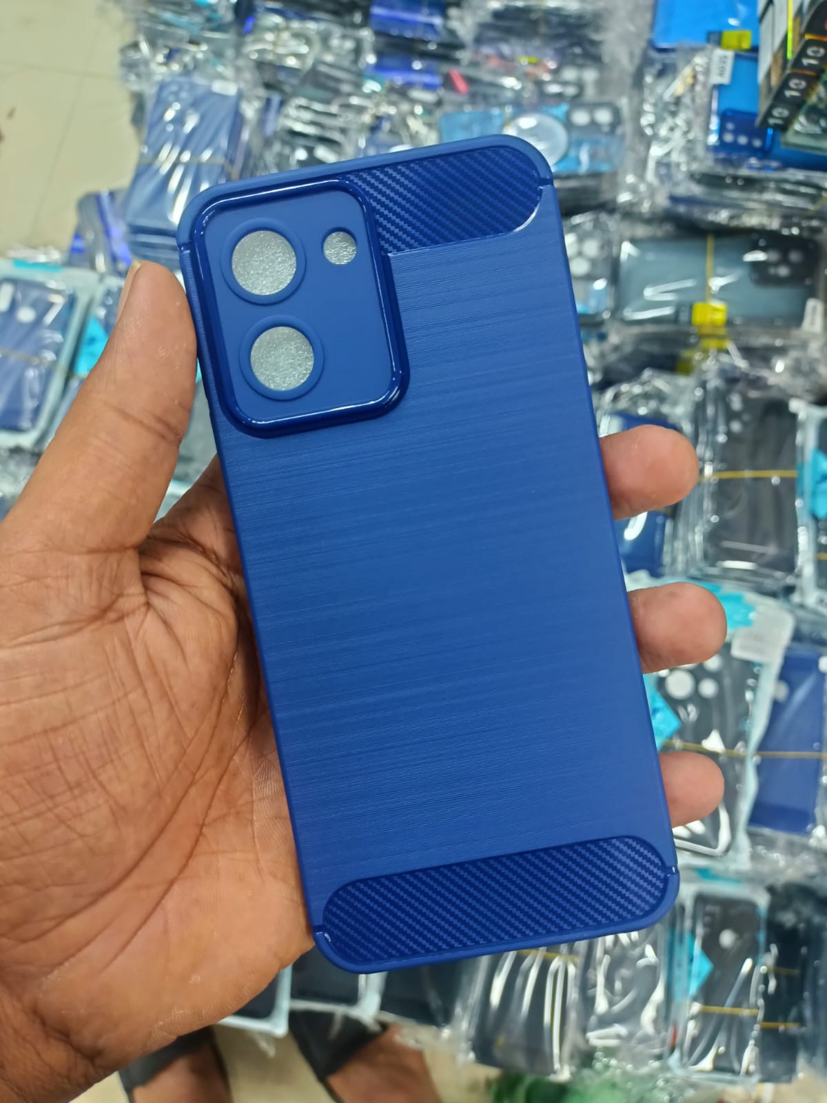 Picture of For Walton NEXG N71 Heavy Strong Sky Liquid Silicone Soft Gel Rubber Shockproof Cover Case For Walton NEXG N71 Phone Back Cover