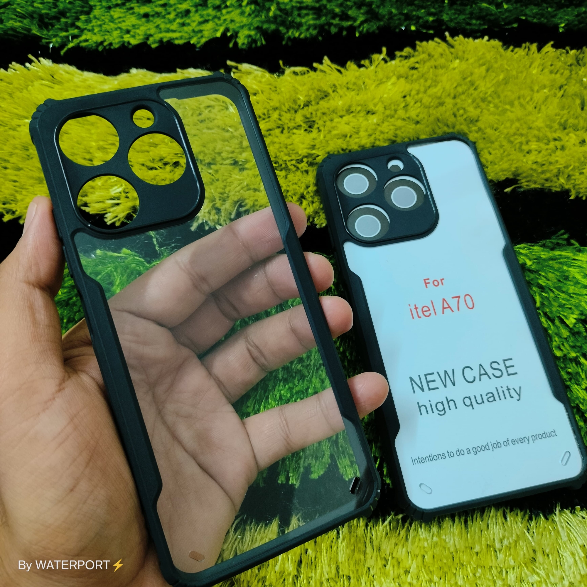 Picture of For Itel A70 Back Case Transparent Xundd Protective Camera Bump Protection Mobile Phone Back Cover Hard Silicon Case A665L Itel Awesome A70 Back Cover