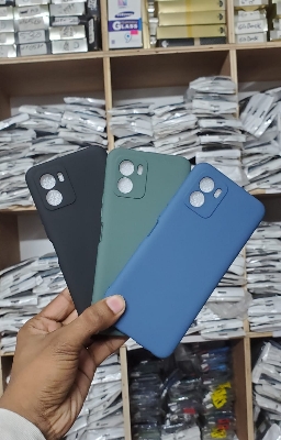 Picture of For Vivo Y15S / Vivo Y15A / Vivo Y01 Heavy Strong Liquid Silicone Soft Gel Rubber Shockproof Cover Case For Vivo Y15S Back Cover - Phone