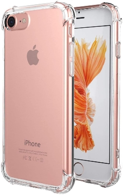 Picture of For "Apple iPhone 7, 8, SE 2020" Air Corner Bumper Anti-Scratch Soft Silicon Transparent Mobile Back Cover