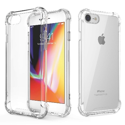 Picture of For "Apple iPhone 7, 8, SE 2020" Air Corner Bumper Anti-Scratch Soft Silicon Transparent Mobile Back Cover