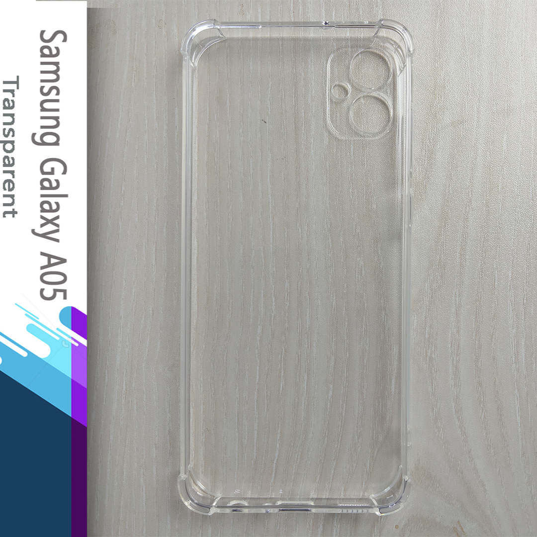 Picture of For Samsung Galaxy A05 - Premium Silicone Case Crystal Clear Soft TPU Ultra-Thin Transparent Flexible Protective Mobile Phone Back Cover With Side Bumper