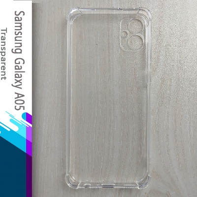 Picture of For Samsung Galaxy A05 - Premium Silicone Case Crystal Clear Soft TPU Ultra-Thin Transparent Flexible Protective Mobile Phone Back Cover With Side Bumper
