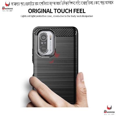 Picture of For Xiaomi Poco F3/ Redmi K40 / Mi 11X Carbon Fiber High Quality Soft Mobile Back Cover (Black) for / Redmi K40 / Mi 11X