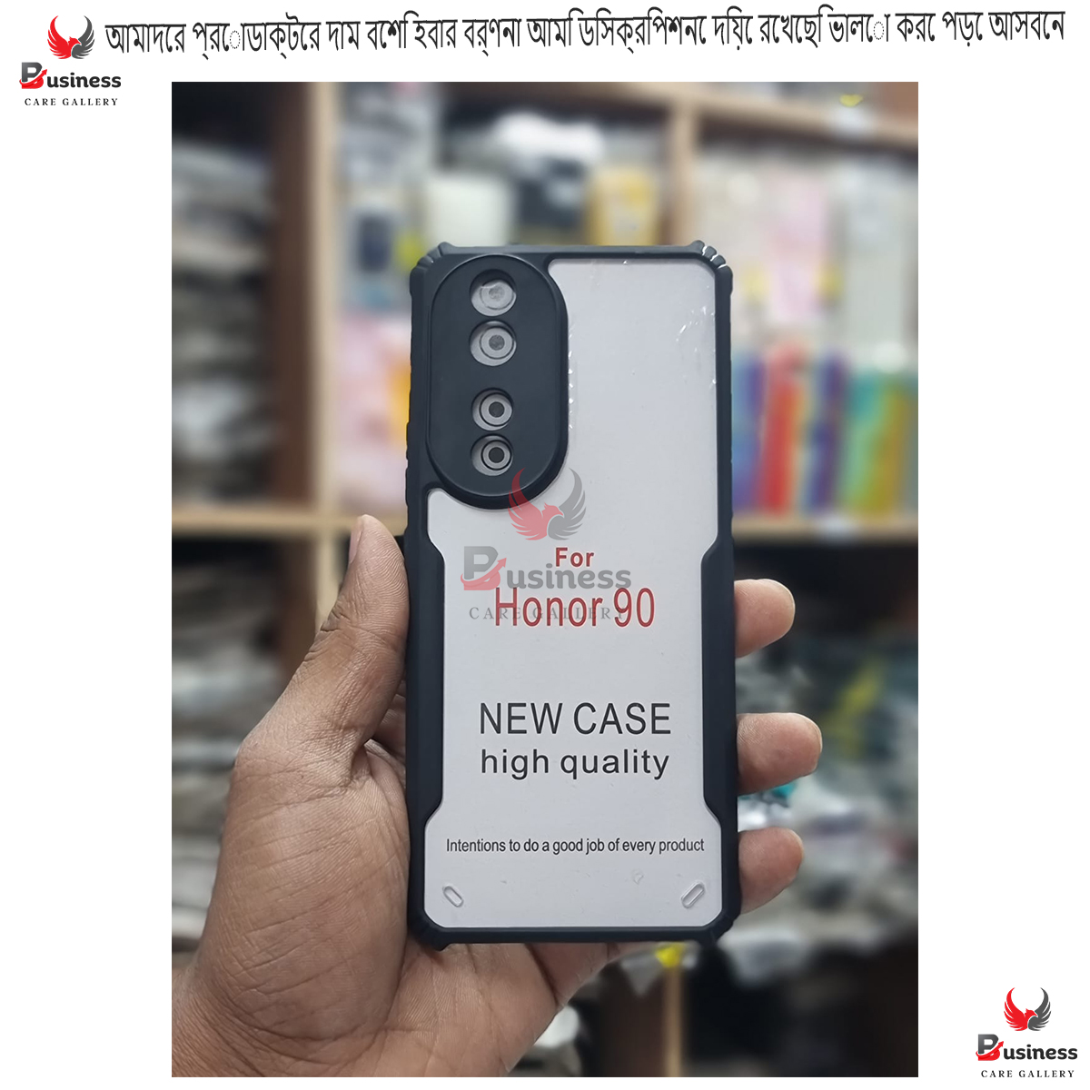 Picture of For Honor 90 Fusion Phone Back Case Transparent Xundd Fusion ShockProof Hard Color Camera Protective Bump Mobile Phone Back Cover