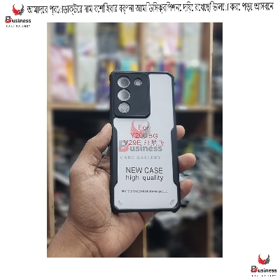 Picture of Vivo V29e 5G / Vivo Y200 Edge-Reinforced Shockproof Cushion Back Clear Hybrid Transparent Hard Cover Casing