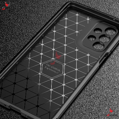 Picture of For Samsung Galaxy A32 4G Carbon Fiber High Quality Soft Mobile Back Cover (Black) for  Samsung Galaxy A32 4G