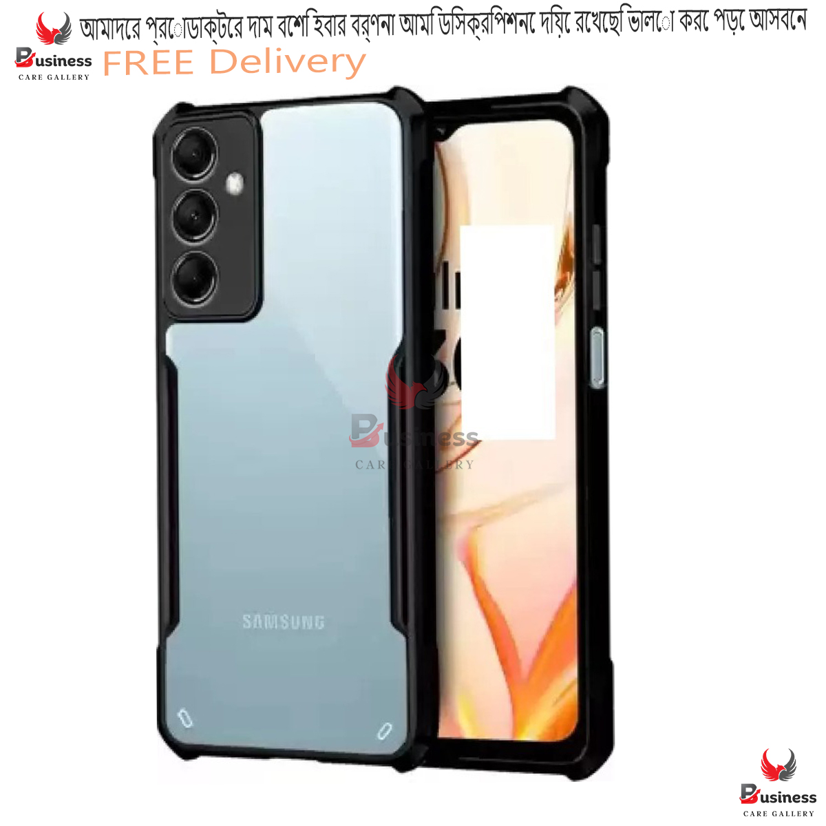 Picture of For Samsung Galaxy A24 4G0 Fusion Phone Back Case Transparent Xundd Fusion ShockProof Hard Color Camera Protective Bump Mobile Phone Back Cover