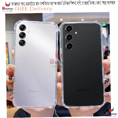 Picture of For Samsung Galaxy A24 4G Silicone Airbag Cover Shockproof Transparent Protective Clear Back Cover Tpu Case - Camera (Back Case Cover For Smartphone)