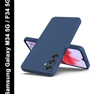 Picture of Premium Liquid Silicone Phone case for Samsung Galaxy M34 5G / Samsung Galaxy F34 5G Liquid Silicon Mobile Back Case Soft Silicone Phone Cover - মোবাইল ফোন - Phoneo