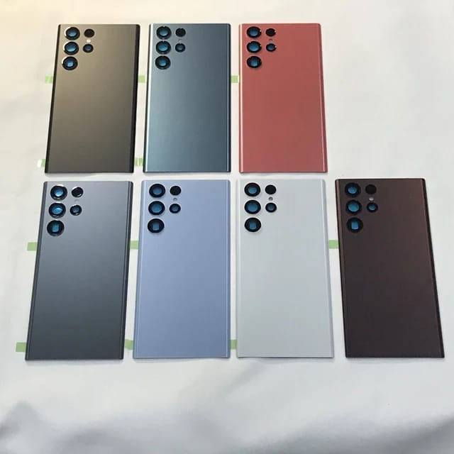 Picture of New For Samsung Galaxy S23 Ultra Back Battery Cover Rear Door Housing Rear Glass Case For Samsung S23 Ultra Battery Cover