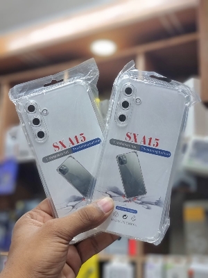 Picture of For Samsung Galaxy A15 Shockproof Bumper Case with Clear Soft TPU Protective Phone Cover Anti-Scratch