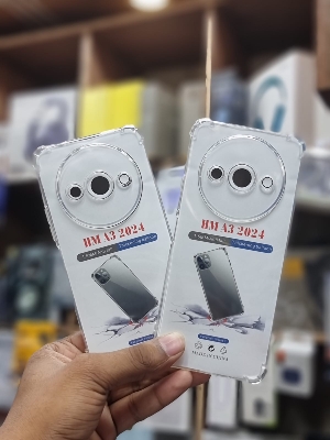 Picture of For xioami Redmi A3 2024 Clear Cover Soft Thin Anti-Scratches Crystal Case(Transparent)