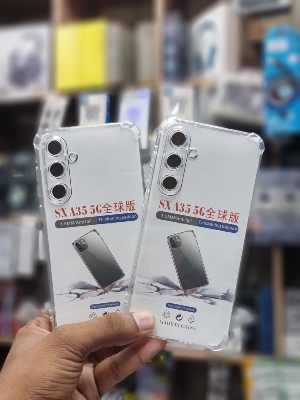 Picture of For Samsung Galaxy A35 5G Shockproof Bumper Case with Clear Soft TPU Protective Phone Cover Anti-Scratch