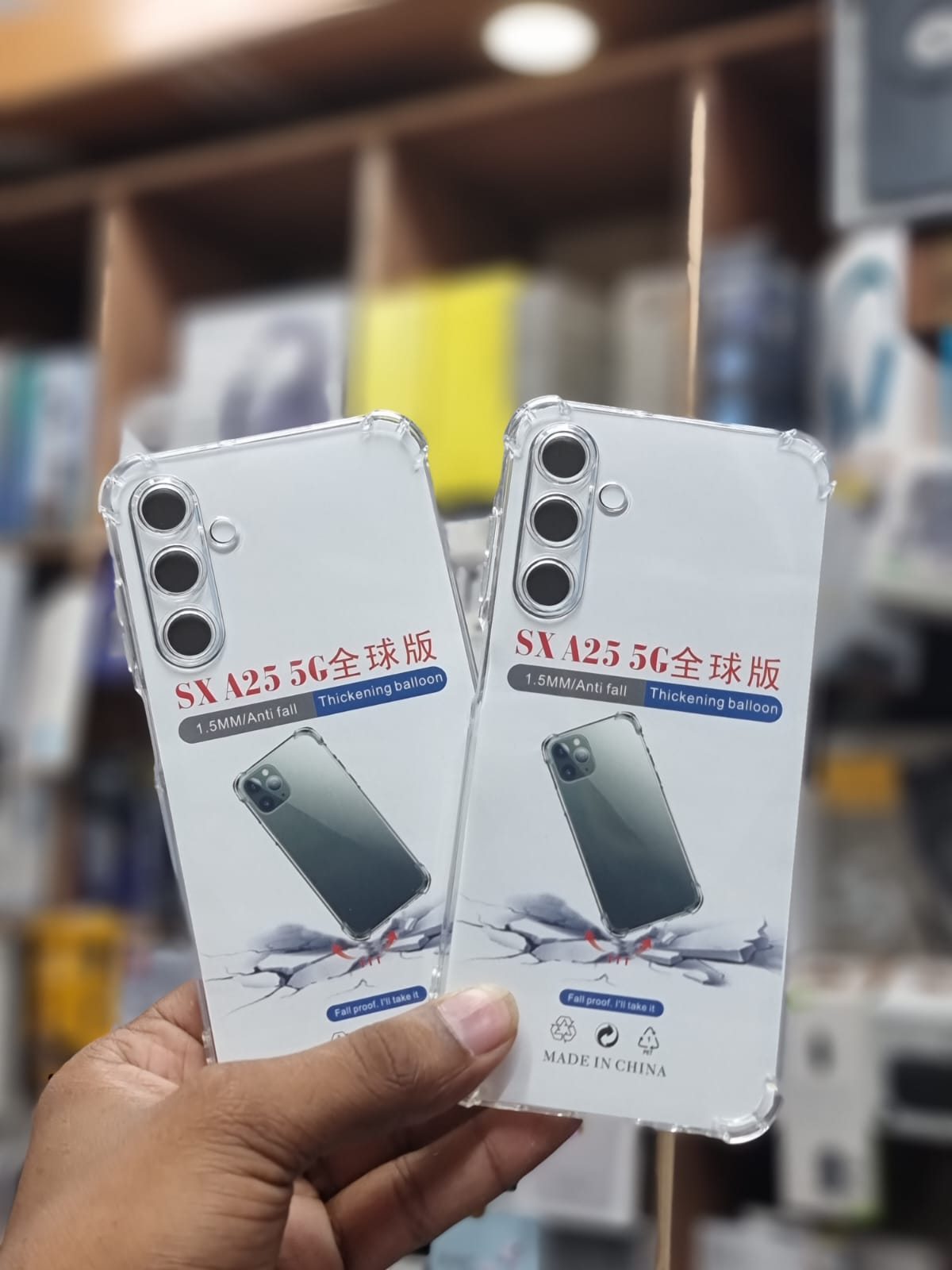 Picture of For Samsung Galaxy A25 5G Shockproof Bumper Case with Clear Soft TPU Protective Phone Cover Anti-Scratch