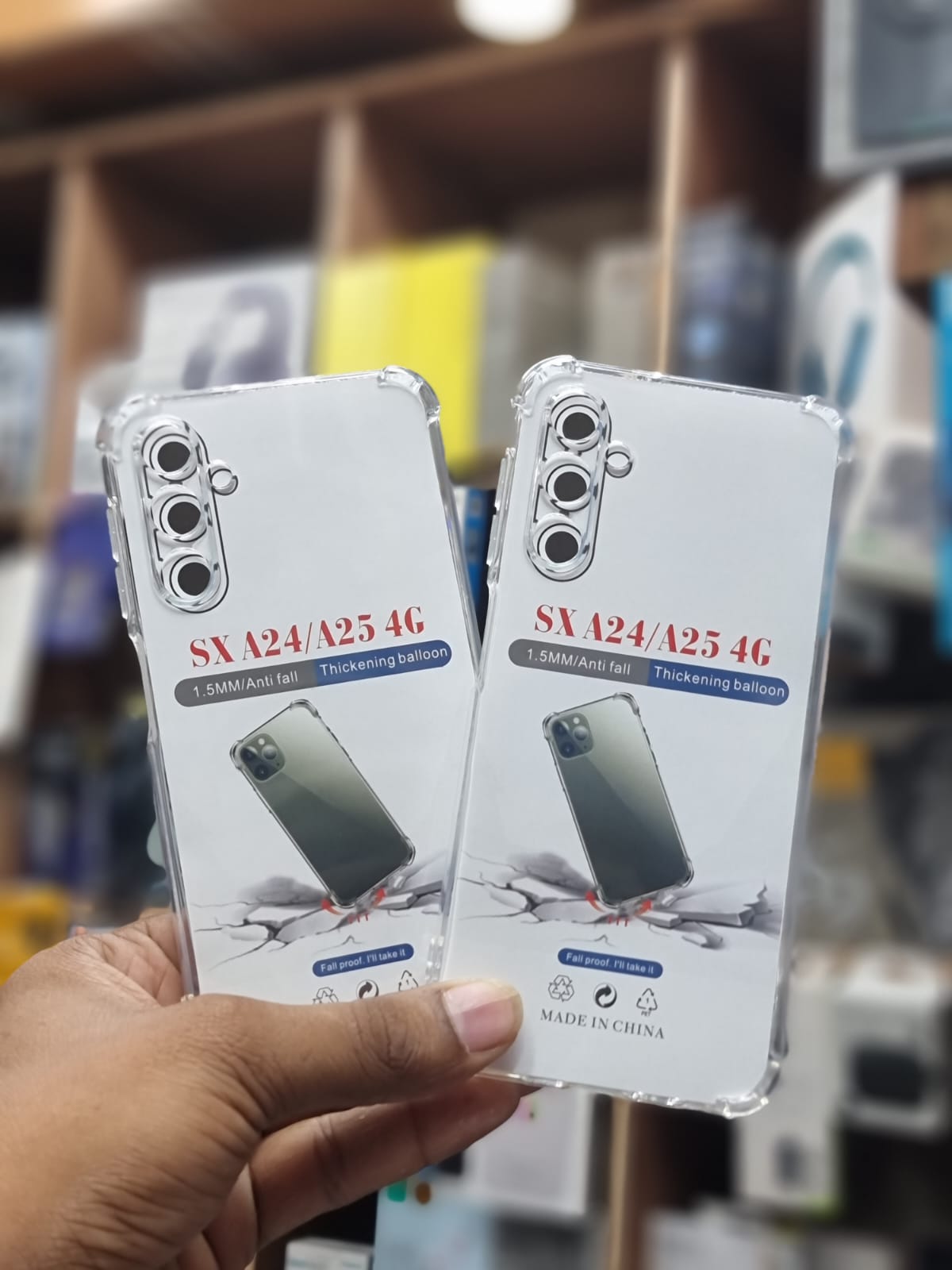 Picture of For Samsung Galaxy A25 4G/ A24 4g Shockproof Bumper Case with Clear Soft TPU Protective Phone Cover Anti-Scratch