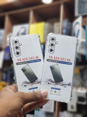 Picture of For Samsung Galaxy A25 4G/ A24 4g Shockproof Bumper Case with Clear Soft TPU Protective Phone Cover Anti-Scratch