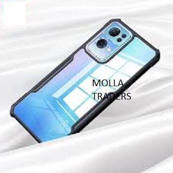 Picture of For OPPO Reno7 5G Shockproof TPU Bumper Clear Acrylic Mobile Phone Case For Oppo Reno 7 5G Back Cover - মোবাইল ফোন - Phone