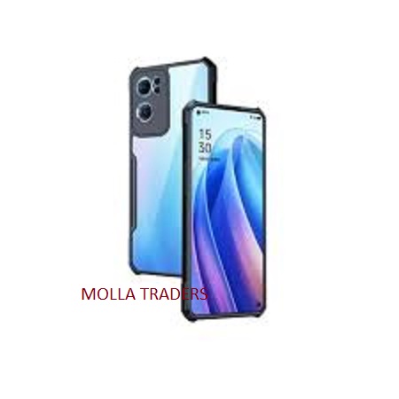 Picture of For OPPO Reno7 5G Shockproof TPU Bumper Clear Acrylic Mobile Phone Case For Oppo Reno 7 5G Back Cover - মোবাইল ফোন - Phone